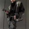 Chaqueta de mezclilla de moda para hombre, estilo callejero, con bordes crudos deshilachados, lavada, diseño de nicho, ajuste holgado, chaqueta casual con degradado, transfronteriza