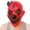Máscara de Payaso de Halloween Látex Fantasma de Terror Diablo Aterrador Máscara de Payaso Máscara de Fantasma con Sombrero Negro Máscara