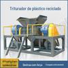 Triturador de plástico reciclado comercial Estrutura de plástico de garrafa de Coca-Cola Equipamento Triturador Triturador de plástico duro fabricante