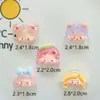 Acessórios de Joia DIY Desenho Animado de Menininha Cola de Creme Acessórios de Resina Fivela de Sapato com Furo Material Atacado