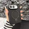 Funda de Teléfono Magnética con Soporte de PC con Sensación de Piel Color Rojo Cereza para Apple 18Duo Más Vendida con Sensación de Piel Plegable Izquierda-Derecha