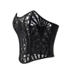 Nuevo corsé estilo palacio con encaje irregular, diseño de ballenas, bustier sin tirantes, top de ballenas estilo europeo y americano para mujer