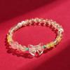 Pulsera Asai de Perla de Agua Dulce Amarilla para Mujer Fresca y Dulce Turquesa Zakyram Pulsera de Zorro de Nueve Colas Joyería al por Mayor