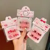 Pegatinas de Uñas para Niñas, Parches de Arte de Uñas Lindos y Divertidos, Piezas de Uñas Removibles para Niñas, Uñas Portátiles Dulces y Encantadoras al por Mayor