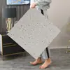 Pegatinas de Piso Autoadhesivas Piedra Plástico Baldosa de Piso de Barro Pegatinas Piso de Cuero Engrosado Resistente al Desgaste Alfombrillas de Piso de PVC Comerciales