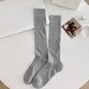 Calcetines de Canalé Miu para Mujer Primavera y Verano Japonés JK Calcetines de Media Caña Negro y Blanco Gris Transpirables Versátiles Algodón Calcetines con Apilamiento Vertical