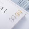 Brincos de gota de água Feminino 925 Sterling Silver coreano simples ins estilo frio nicho design gancho de orelha elegante high-end brincos