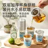 Vasos de Papel con Foil de Aluminio, Vasos de Papel Desechables Engrosados, Vasos para Beber de Oficina de Gama Alta, Vasos para Té de Invitados Domésticos Resistentes a Altas Temperaturas