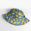Sombrero de Pescador Pato Amarillo Celebridad de Internet, Sombrero de Sol Reversible Vintage con Protección Solar, Sombrero de Cubo Hip-Hop Versátil para Exteriores Unisex