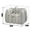 Sofá Pequeño para Niños, Silla con Respaldo de Calabaza, Rincón de Lectura para Dormitorio de Apartamento Pequeño, Lindo Perezoso Individual
