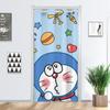Cortina de Puerta sin Perforaciones Barra Telescópica Cortina de Partición Tejido de Protección Dormitorio Hogar Cortina de Tela Probador de Inodoro Cocina
