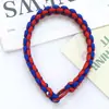 Nuevo Lanyard para Teléfono Móvil Huayang de Bloques de Color Tejido a Mano Corto Versátil Fuerte Llavero Correa de Muñeca para Bolso