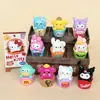 Set Familiar Sanrio Lindo Puesto Callejero Artículos Pequeños Celebridad de Internet Lindo Bricolaje Accesorios de Resina Decoraciones para Coche Ins