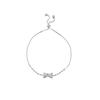 Pulseira Delicada com Laço para Mulheres, Estilo Elegante para o Dia a Dia, Versão Coreana, Pulseira Elegante, Joias com Design de Nicho Ins