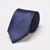 Traje de Negocios Corbata de Nudo a Mano para Hombre Azul Negro Cinturón Largo 8cm Banco Hotel Ropa de Trabajo Profesional Pajarita