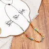 Colar de Maçã de Cerâmica Jingdezhen Colar Borboleta Dopamina Personalidade Fresca Feminina Moda Versátil Colar Venda por Atacado