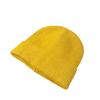 Outono e inverno chapéu feminino outono e inverno chapéu de lã cor sólida placa de luz cashmere quente malha chapéu moda estudante all-match chapéu frio