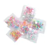Contas de cor de gel de creme faça você mesmo, grãos de açúcar, frutas, amor, peças de cerâmica macia, material de cartão Goo, grampo de cabelo feito à mão, acessórios de cabelo