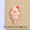 Delicioso Helado Caricatura Accesorios DIY Pegamento de Crema Resina Piezas Pequeñas Materiales para Pasadores Venta al por Mayor