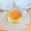Papel Manteiga para Assar com Borda de Faca Integrada para Desenformar, Queijo Pão Chiffon Forma Redonda para Bolo Papel Manteiga