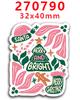 2023 novo arco de remendo de resina acrílica adorável adesivos decorativos geladeira PR270210