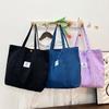 Bolso de Mano Bolso para Documentos Bolsa de Almacenamiento Gran Capacidad 2024 Nuevo Bolso de Hombro Casual Bolso Grande Bolso Simple Bolso de Lona