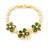 Pulseiras de Flores Casuais para Banquete Vendendo Muito na Fronteira, Exquisite, Doces, Versáteis, Luxo Leve, Joias de Zircônia de Alta Qualidade, Disponíveis para Atacado
