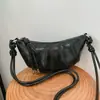 Bolso Minimalista de Nicho con Forma de Cuerno para Mujer 2026 Nuevo Casual Versátil Ligero Tipo Bollo con Acabado de Alta Gama, Bolso de Hombro Cruzado