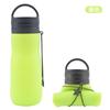 Botella de Agua Plegable Portátil para Viajes al Aire Libre de Silicona de Grado Alimenticio del Fabricante, Personalización de Logo, Personalización de Regalo