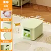 Caja de almacenamiento de escritorio para el hogar, sala de estar, con tapa, gran capacidad, caja de almacenamiento de juguetes, plástico engrosado, a prueba de polvo, caja de almacenamiento de ropa