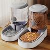 Dispensador de Agua para Gatos y Perros, Comida para Gatos, Alimentador Totalmente Automático, Plato para Gatos, Plato para Perros, Cubo de Almacenamiento de Alimentos, Artefacto de Agua Potable para Mascotas