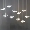 Candelabro LED para Bodas Estilo Americano, Lámpara de Luna Magnolia Burbuja Tira de Hielo, Luz Colgante Decorativa para Escena de Fiesta de Compromiso en Hotel