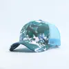Nuevo Estilo Gorra de Béisbol Vintage con Graffiti Tie-Dye para Mujer Moda Primavera y Verano Marca de Tendencia Ins Gorra de Pico de Pato