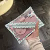 Bolsa de almacenamiento de malla del mismo estilo que Ouyang Nana, de alto valor, multiusos, gran capacidad, neceser portátil y bolsa para artículos varios para salidas