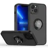 Qiyin Geração 1 é Compatível com Apple 17 Pro Max Capa de Celular com Suporte de Anel com Sensação de Pele 14 Capa Magnética para Carro