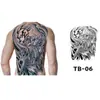 Tatuaje Temporal de Hierbas para Mitad de Espalda Pegatina Dragón Geisha Chhao Yun Pegatina de Tatuaje para Espalda Pegatina de Tatuaje Semi-Permanente de Jugo para Espalda