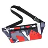 Bolsa de Cintura Esportiva ao Ar Livre de Cor Contrastante Estilo Coreano, Bolsa Transversal de Tecido Oxford Repelente à Água, Bolsa de Peito Leve Tendência e Fashion para Mulheres