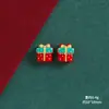 Mini Carrillón de Viento de Papá Noel Regalo Árbol de Navidad Reno Pegamento Cremoso Materiales para Manualidades DIY Accesorios de Resina