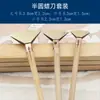 Kit de Herramientas para Batik Set Material Temperatura Constante Derretidor de Cera Horno Derretidor de Cera Cuchillo de Batik en Forma de Abanico Cera de Abejas Cera Mezclada