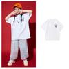 Terno de hip-hop Terno de moda masculina Hip-Hop infantil Frito Rua hiphop Roupas infantis Verão Loose Girl's Catwalk Terno de desempenho