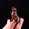 Cross-border Natural Crystal Little Wolf Carving Crystal Animal Raw Stone Ore Espécime Home Decoração Ornamentos