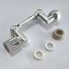 Braço Mecânico Extensor de Torneira Universal Torneira Universal à Prova de Salpicos Braço Oscilante Universal Giratório 1080 Graus