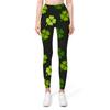 Cross-border Nova Impressão 3D Trevo de Quatro Folhas Impressão Digital Esportes Yoga Fitness Slim Leggings Calças Apertadas Quadril