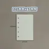 PVC Transparente Glitter Pequeno Fresco A7A8M5 Cinco Furos Caderno de Folhas Soltas Capa de Caderno Bolsa de Armazenamento Porta-Cartões Acessórios