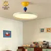 Luminária Pendente Meia Luz para Quarto Digya Memphis, Estilo Simples na Cor Creme, Luminária de Teto Inteligente de Espectro Completo para Cuidado com os Olhos para Quartos de Crianças