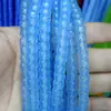 Vidro Cristal Imitação Jade Cor Sólida Não Desbota 6*8mm Contas Espaçadoras Semi-Acabadas Acessórios para Pulseira Colar DIY Acessórios Atacado