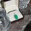 Colgante de Ágata Calcedonia Natural, Colgante de Hoja de Calcedonia, Collar Ruyi, Colgante de Jade Tipo Hielo, Colgante de Collar para Mujer de Lujo Ligero