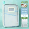 Bolsa de malla de nailon de doble capa A4, transparente, para documentos de prueba, archivos, libros y tareas.