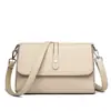Bolso Cruzado Pequeño Cuadrado de Cuero Suave Transfronterizo Bolso de Hombro de Moda Versátil Bolso Cruzado para Mujer de Textura de Lujo Ligero de Alta Gama de Comercio Exterior