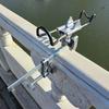 Nuevo Soporte de Rafta de Rueda de Gota de Agua Soporte de Bandeja de Cebo Soporte Universal de Pesca para Embarcación Soporte de Pesca para Puente de Distancia Grande Multifuncional Universal